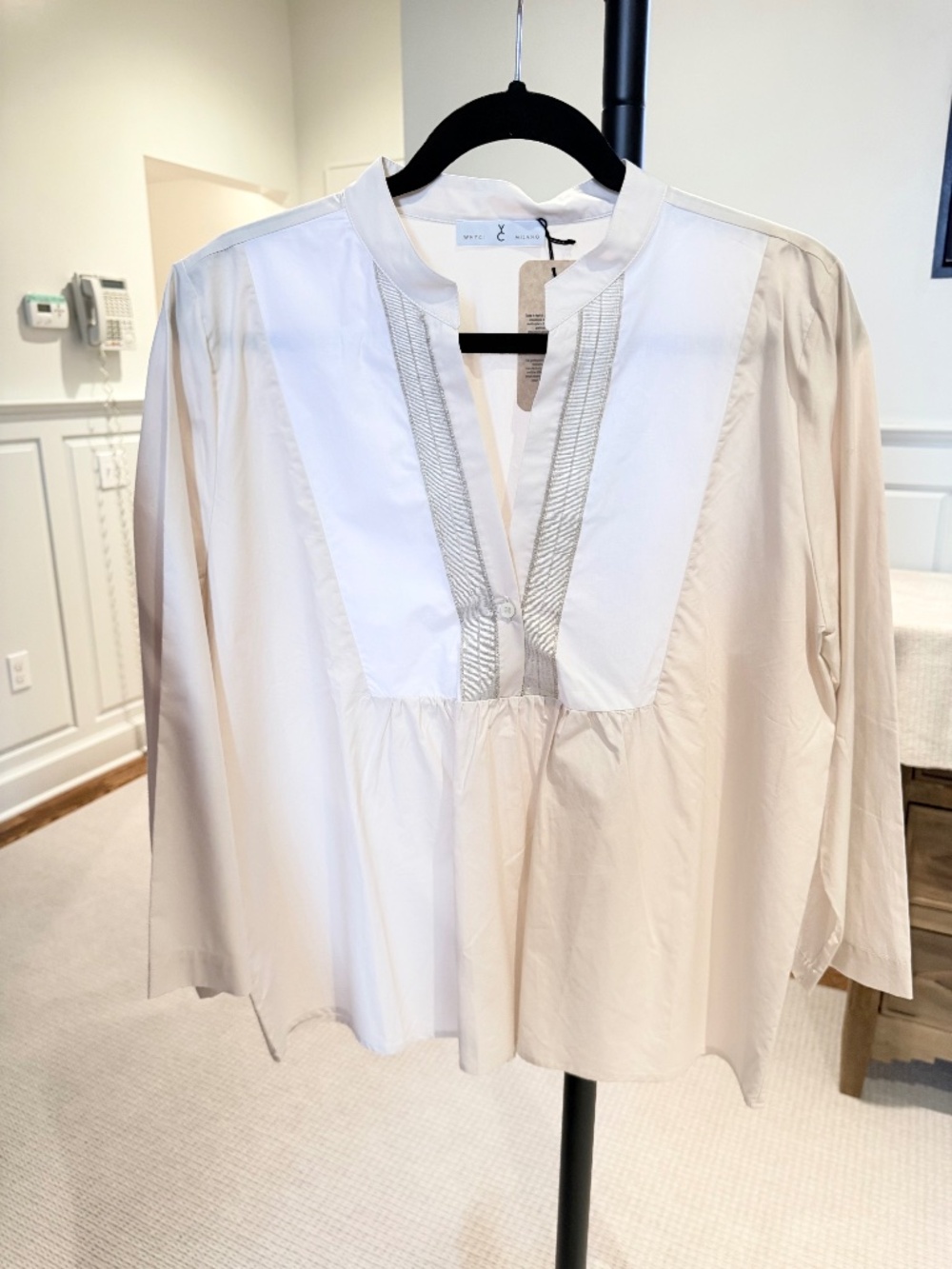 WhyCI MILANO 100% COTTON SHIRT - SIZE IT 44 = US 8